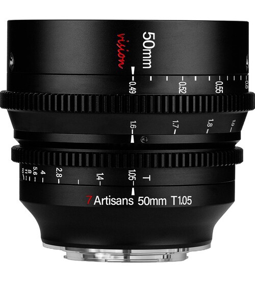 7artisans Photoelectric 50mm T1.05 Vision Cine Lens For Fujifilm X